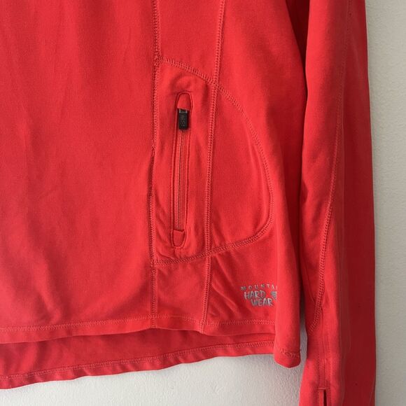 mountain hardwear‎ womens 1/4 zip pullover Lightweight size medium red - Picture 2 of 8